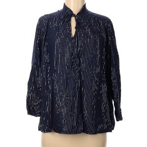 Old Navy Metallic Pinstripe Blouse